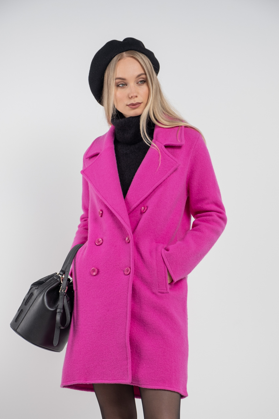Emporio Armani Двубортное пальто из смесовой шерсти (цвет ), артикул 6H2LT2-2M07Z | Фото 7
