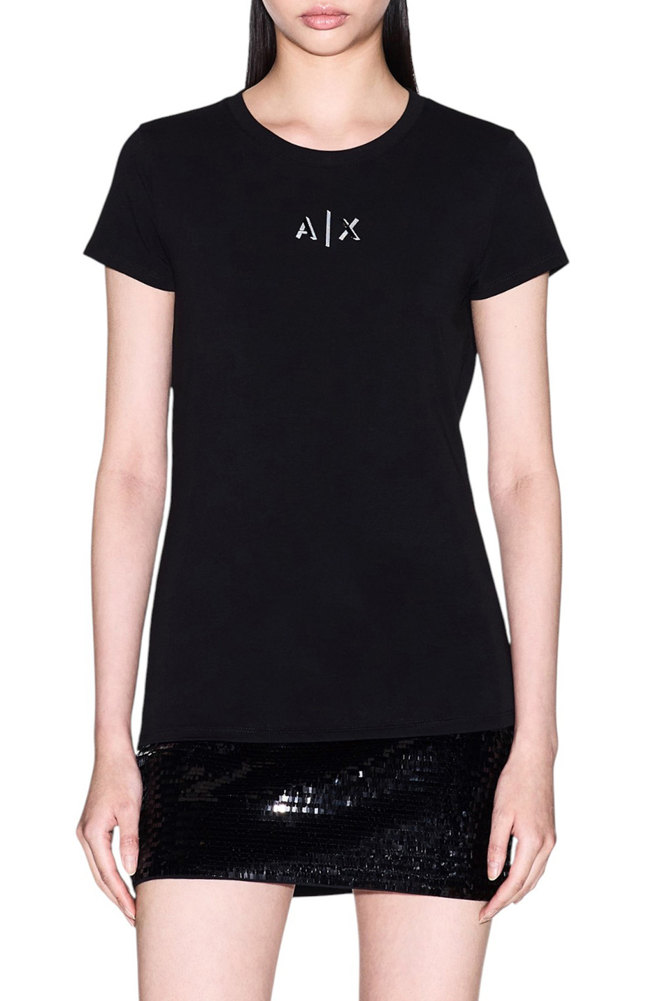 Женский Armani Exchange Футболка с логотипом (цвет ), артикул XW001382-AF16294 | Фото 3