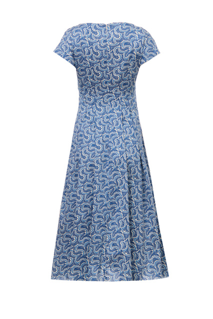 Платье VIAGGIO с принтом|Основной цвет:Синий|Артикул:2352211431 | Фото 2