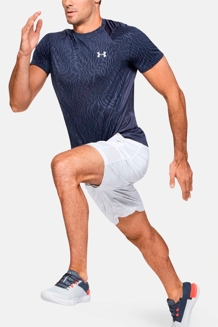 Мужской Under Armour Футболка Under Armour Mk 1 Jacquard (цвет ), артикул 1351562-497 | Фото 2