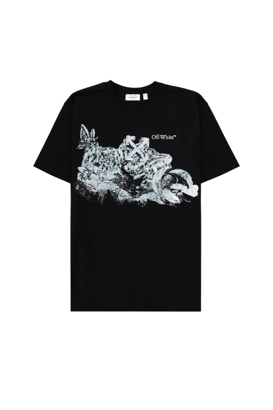Мужской Off-White Футболка EAGLE ROCK с принтом (цвет ), артикул OMAA027S26JER0060001 | Фото 1