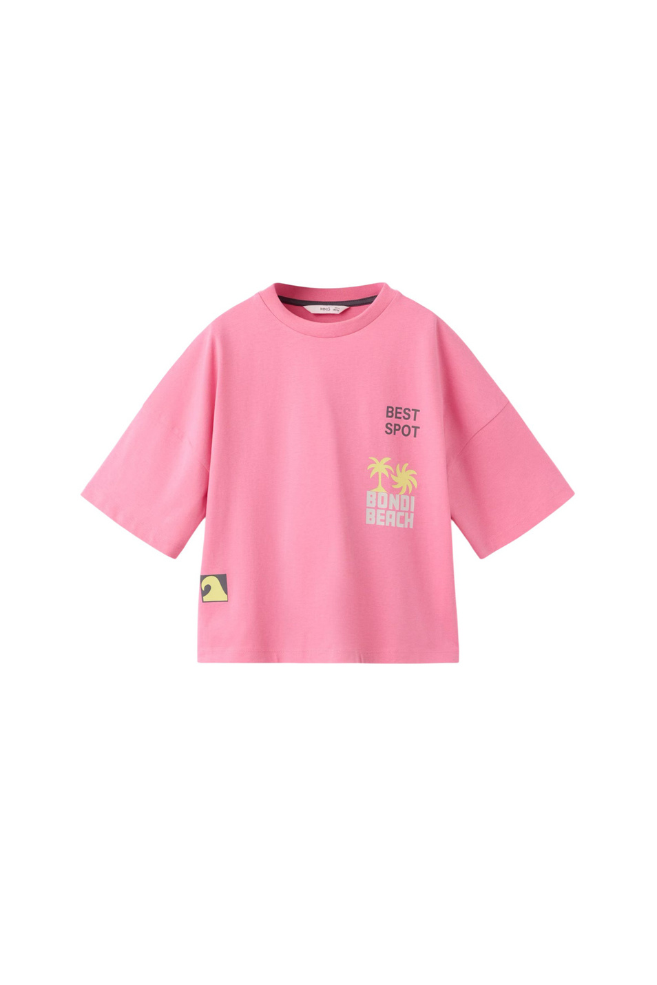 Мальчикам Mango Kids Футболка UNDER из хлопка (цвет ), артикул 37061410 | Фото 1