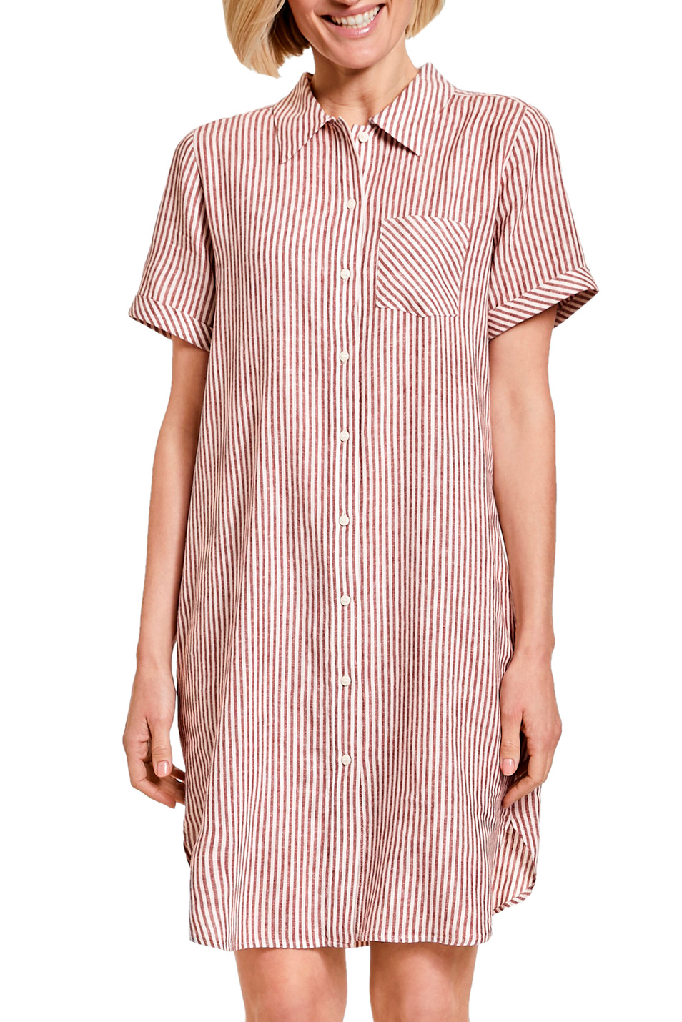 Женский Gerry Weber Платье-рубашка в полоску (цвет ), артикул 685005-66425 | Фото 4