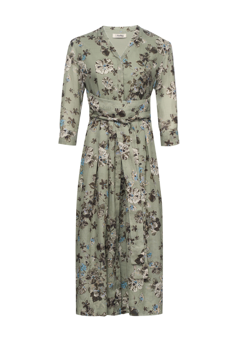 Женский Max Mara Платье с цветочным принтом (цвет ), артикул 2619221093 | Фото 1