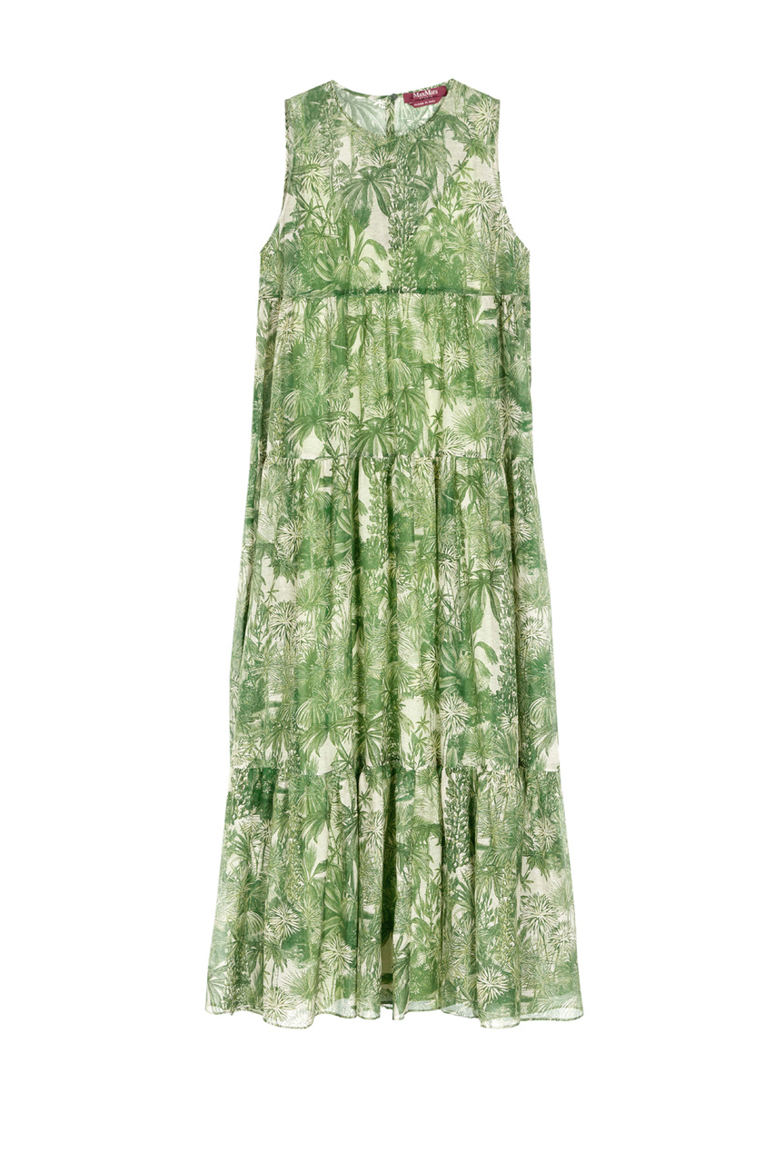 Платье FOCE с принтом|Основной цвет:Зеленый|Артикул:2362310231 | Фото 1