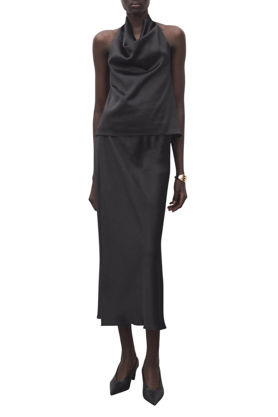 Женский Mango Юбка NEWMIA атласная (цвет ), артикул 27091326 | Фото 2