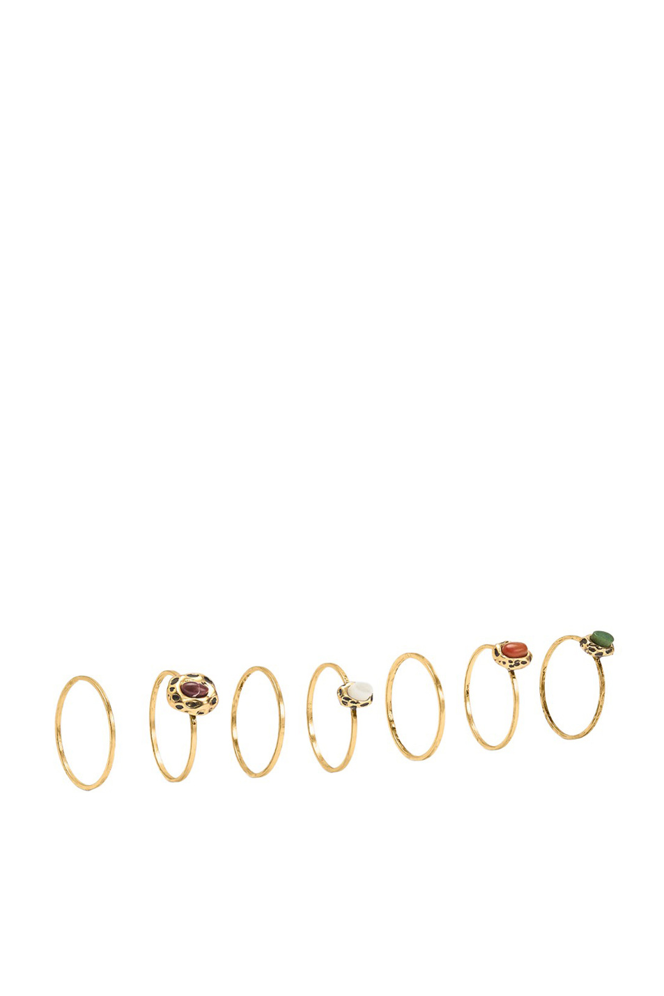 Женский Parfois Кольцо в комплекте из 7 шт (цвет ), артикул 237417 | Фото 1