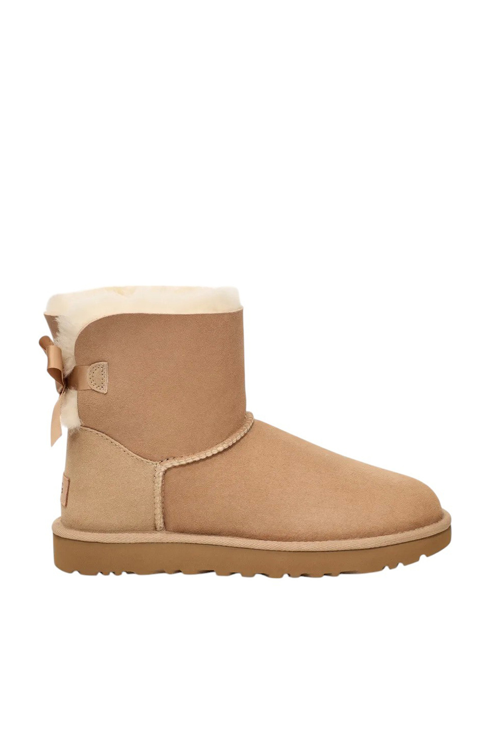 Женский UGG Угги Mini Bailey Bow из натуральной кожи (цвет ), артикул 1016501 | Фото 1