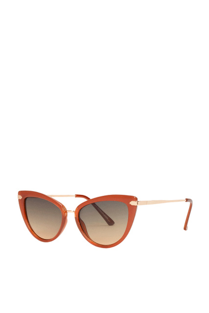 Солнцезащитные очки "кошачий глаз"|Основной цвет:Оранжевый|Артикул:189998 | Фото 1