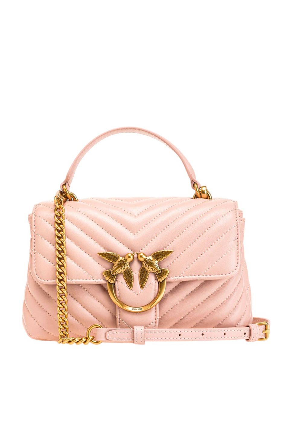 Женский Pinko Сумка LOVE LADY PUFF MINI из натуральной кожи (цвет ), артикул 100044A0GK | Фото 1