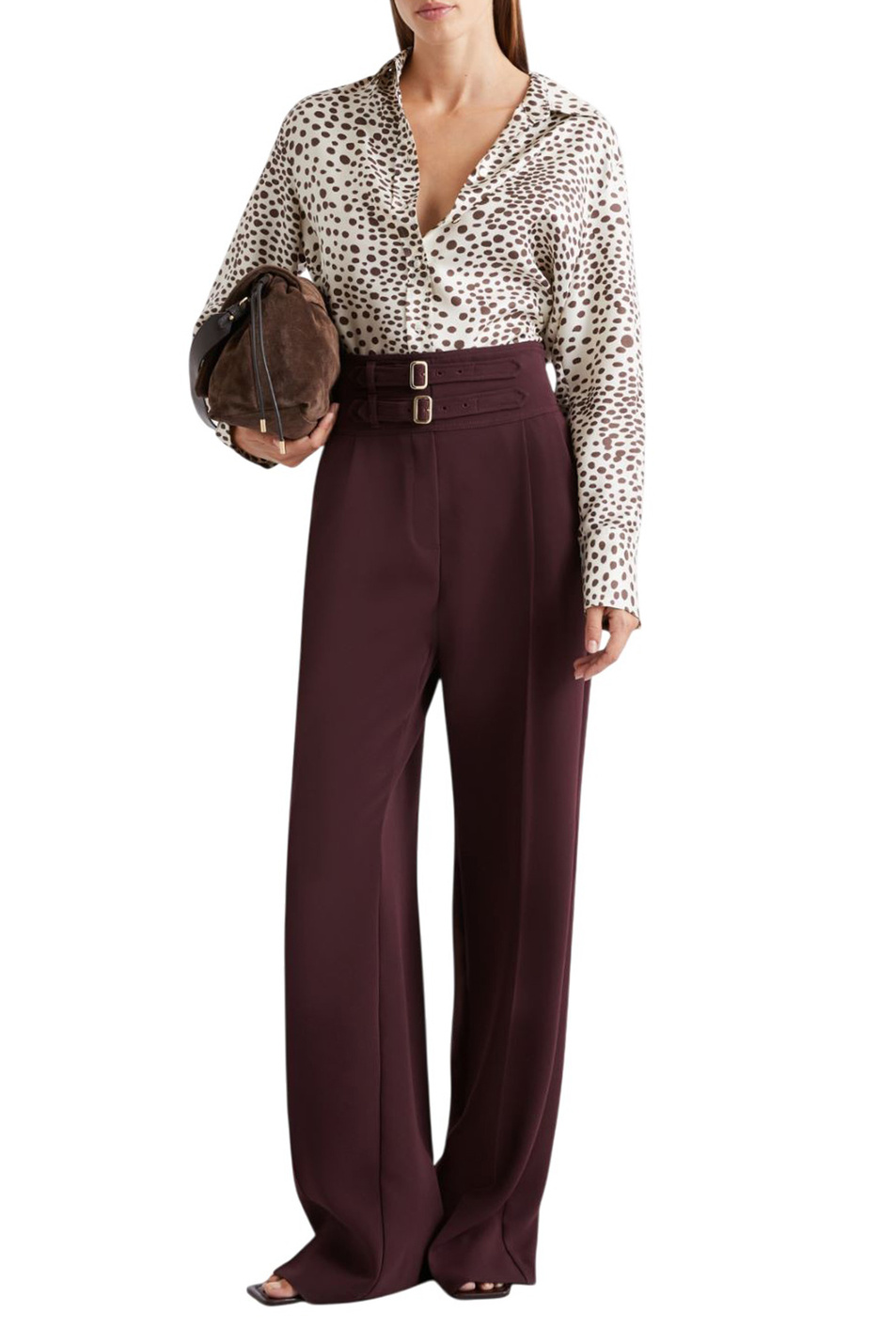 Женский MARELLA Блузка MLLSALVE из шелка (цвет ), артикул 2613111141 | Фото 2