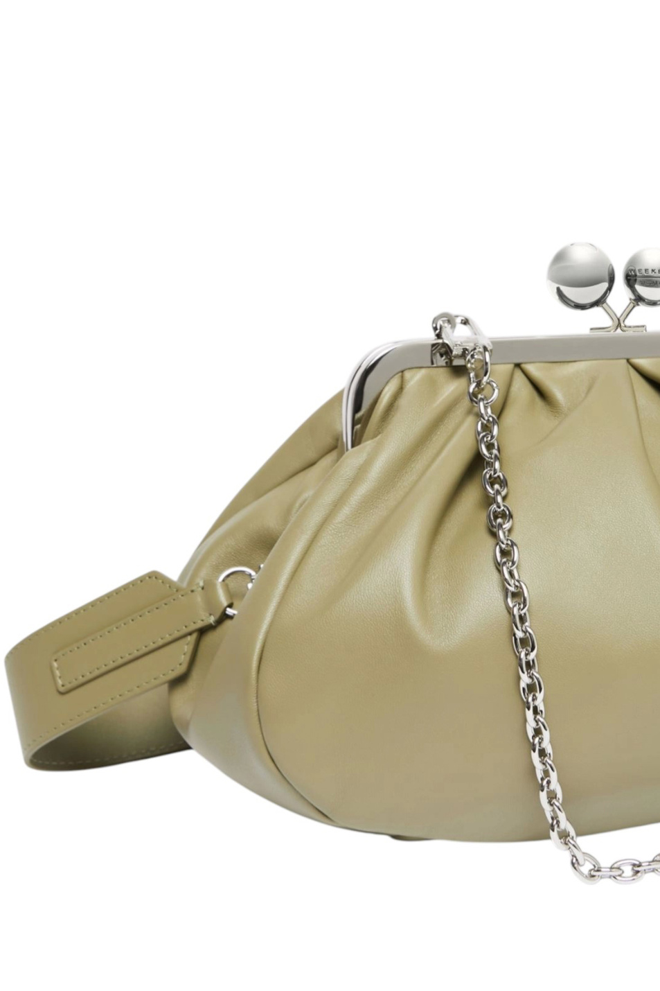 Женский Weekend Max Mara Клатч CUBICO из натуральной кожи (цвет ), артикул 2525516194 | Фото 5