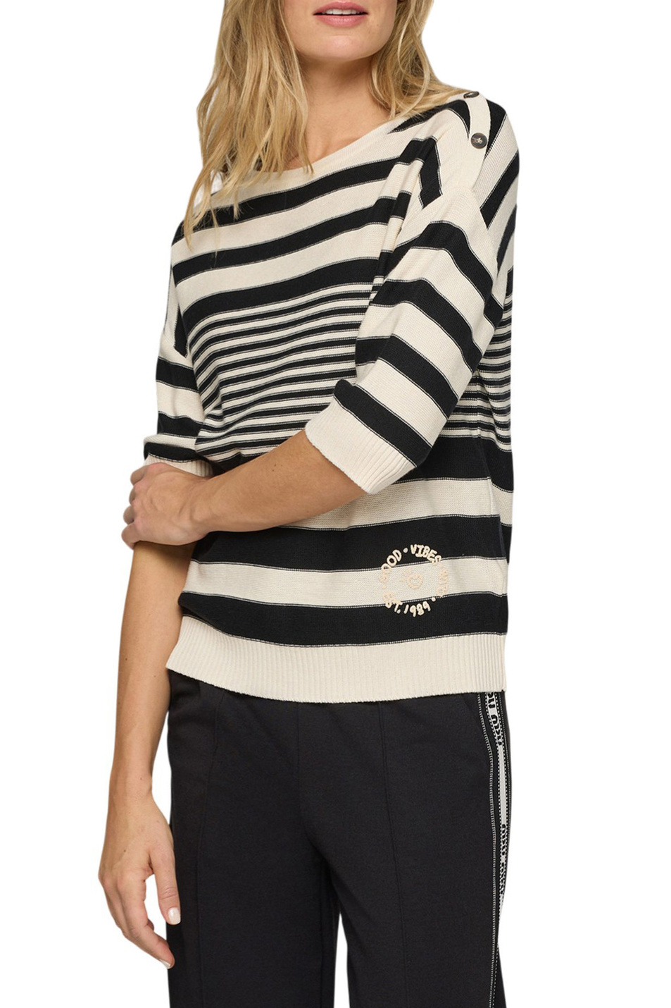 Женский Rabe Джемпер с принтом (цвет ), артикул 56-115657 | Фото 4