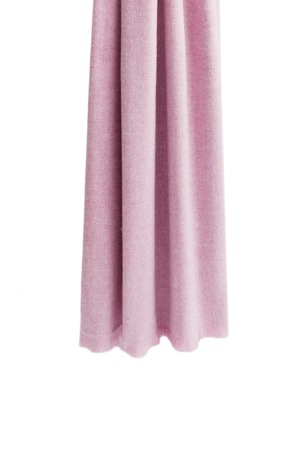 Однотонный шарф с бахромой|Основной цвет:Розовый|Артикул:201554 | Фото 2