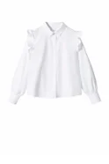 Девочкам Mango Kids Рубашка CARLOTA из натурального хлопка (цвет ), артикул 57001036 | Фото 1