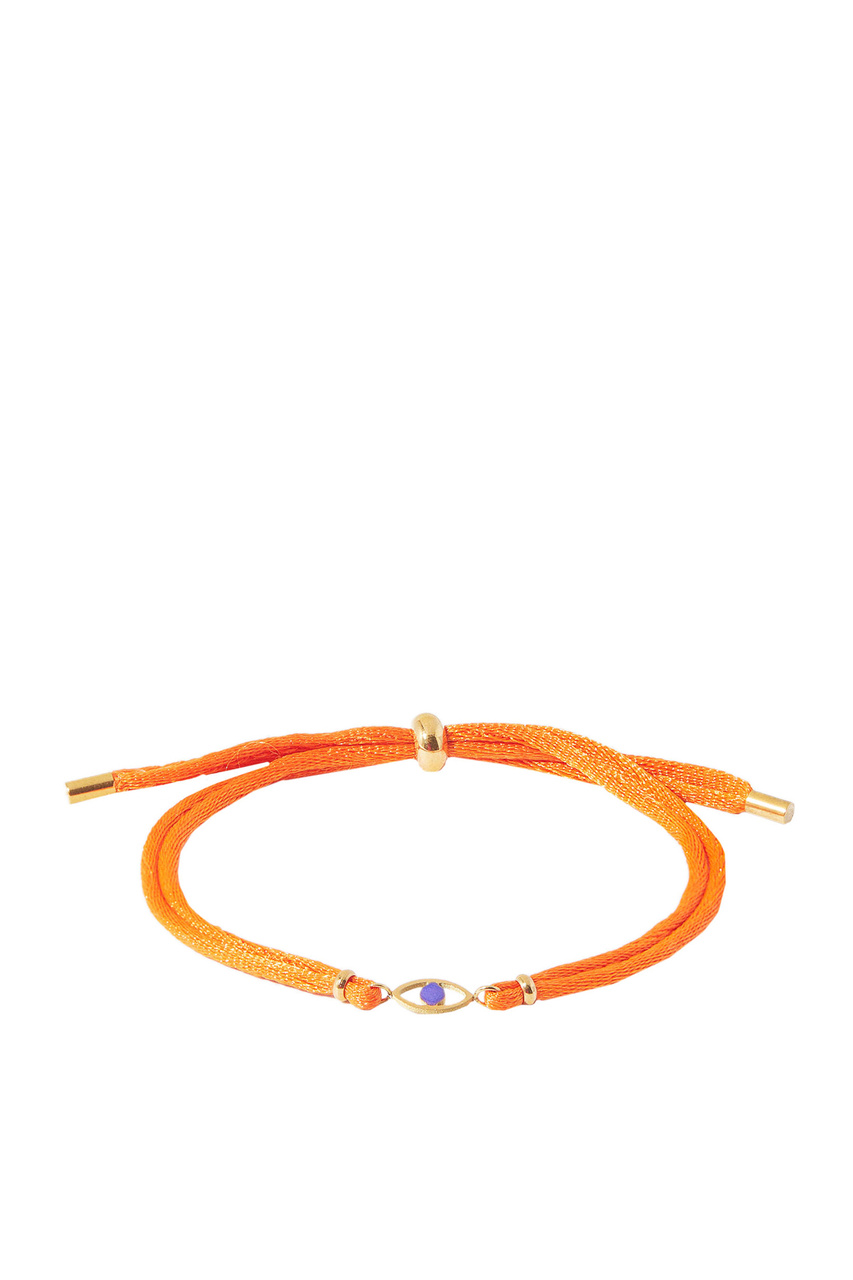 Браслет-шнурок с подвеской|Основной цвет:Разноцветный|Артикул:210761 | Фото 1