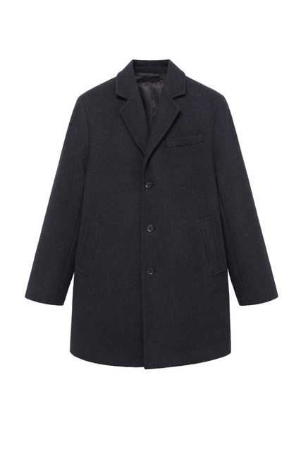 Пальто HAKE из смесовой шерсти|Основной цвет:Серый|Артикул:17005527 | Фото 1