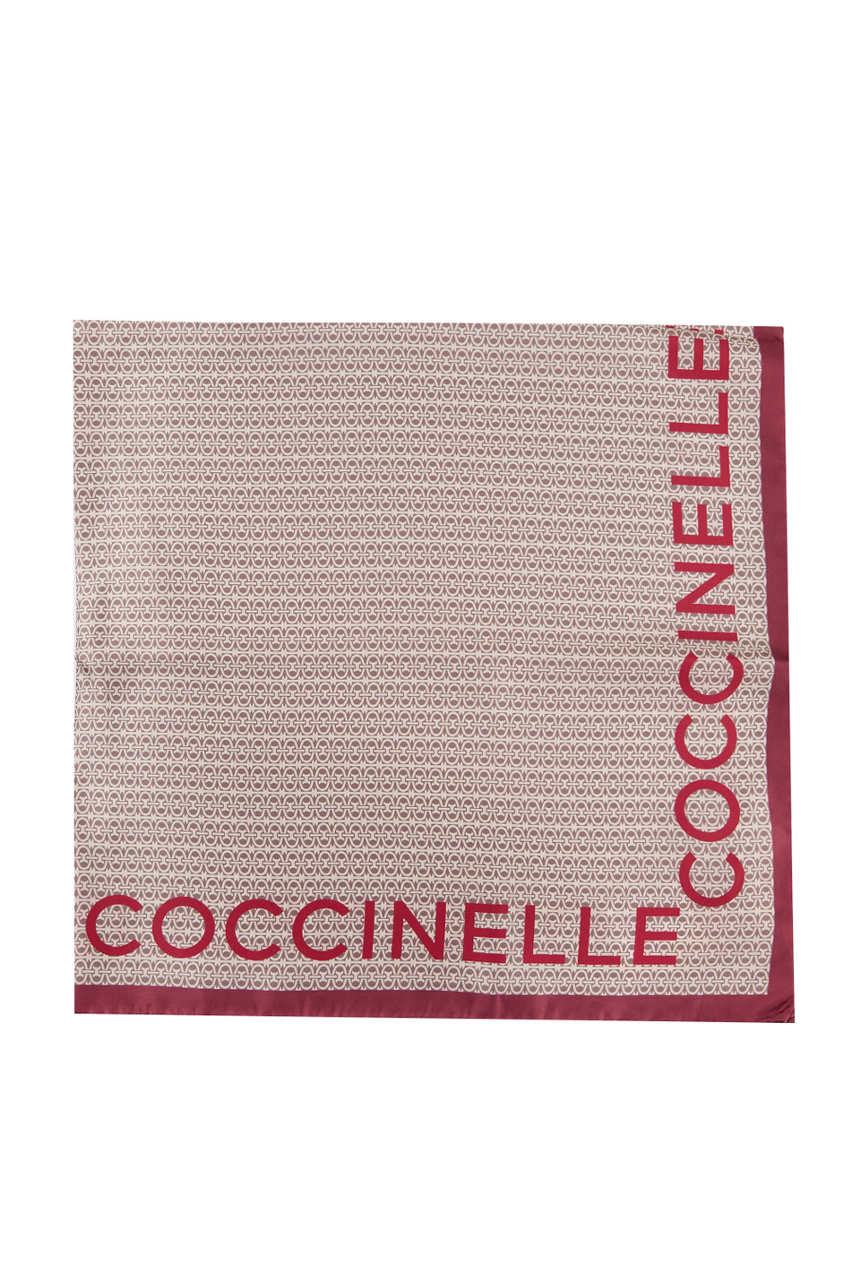 Женский Coccinelle Платок MONOGRAM LOGO из натурального шелка (цвет ), артикул E7PZU380101 | Фото 1