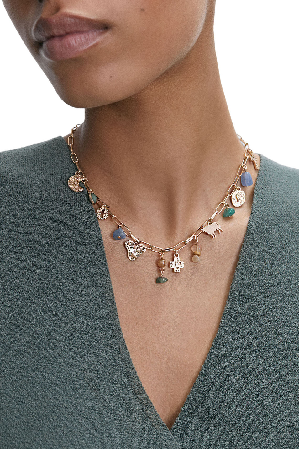Женский Parfois Ожерелье с камнями (цвет ), артикул 218893 | Фото 2