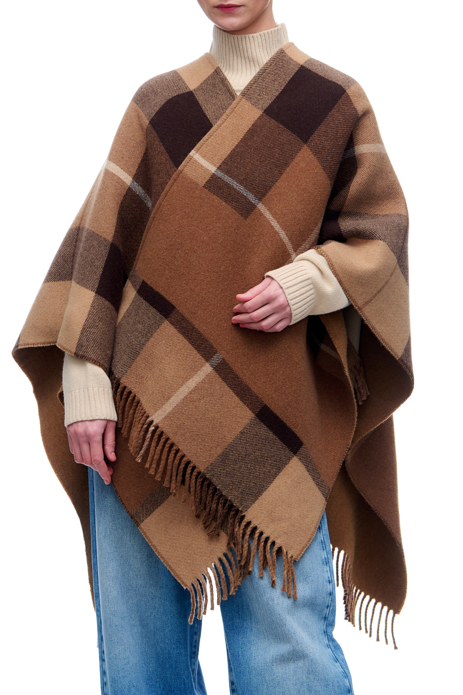 Женский Weekend Max Mara Пончо MESTRE из смесовой шерсти (цвет ), артикул 57360414 | Фото 1