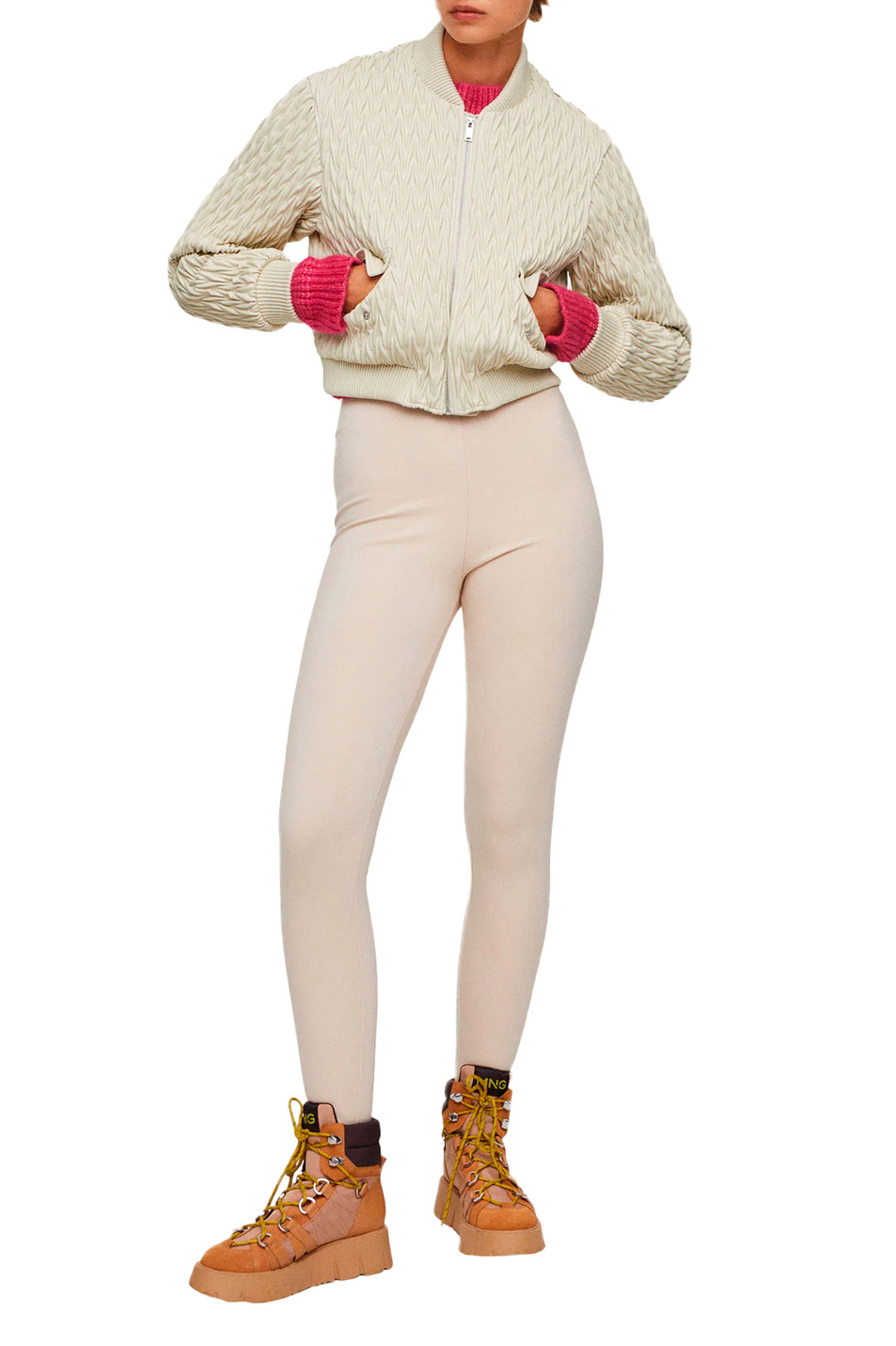 Женский Mango Куртка PUMBI из фактурной ткани (цвет ), артикул 17079203 | Фото 2