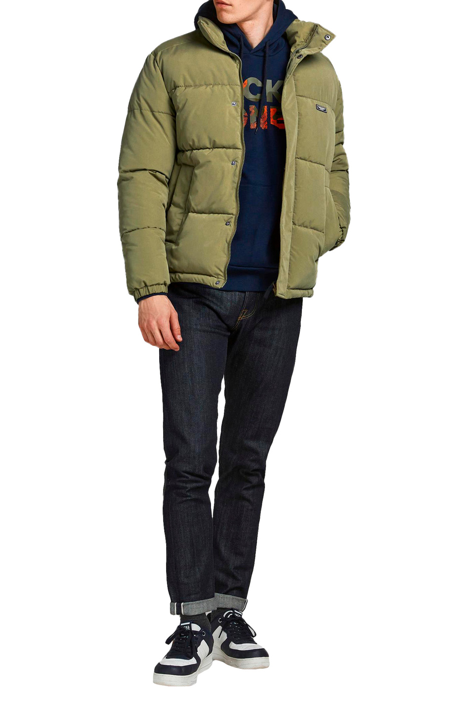 Мужской Jack & Jones Куртка на молнии с высоким воротником (цвет ), артикул 12192666 | Фото 2