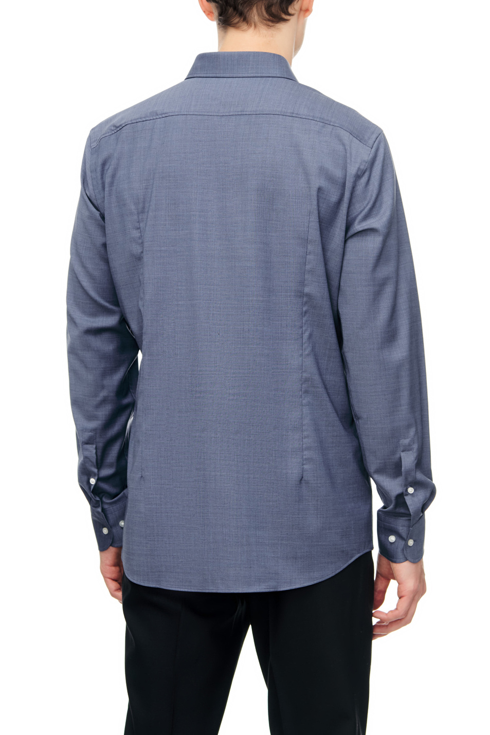Мужской BOSS Рубашка из эластичной шерсти (цвет ), артикул 50478711 | Фото 4