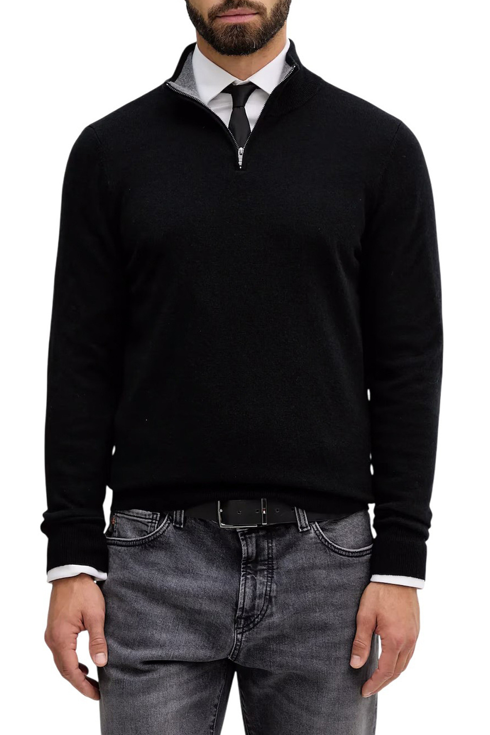 Мужской BOSS Джемпер Hemarlo из шерсти и кашемира (цвет ), артикул 50549984 | Фото 4