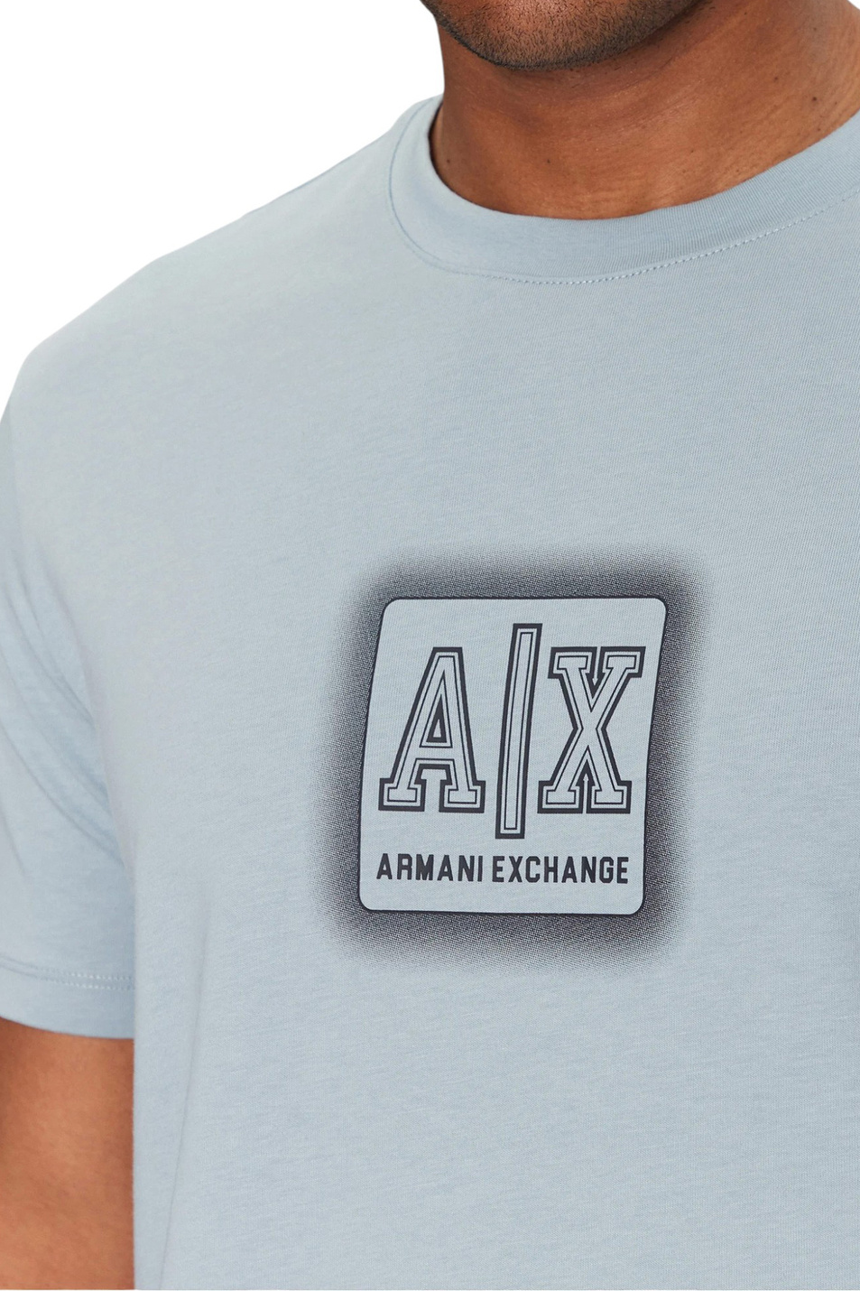 Мужской Armani Exchange Футболка из хлопкпа (цвет ), артикул XM000545-AF10361 | Фото 4