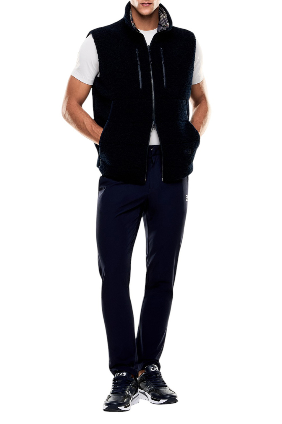 Мужской EA7 Жилет двусторонний с логотипом (цвет ), артикул 7M000931-AF17399 | Фото 3