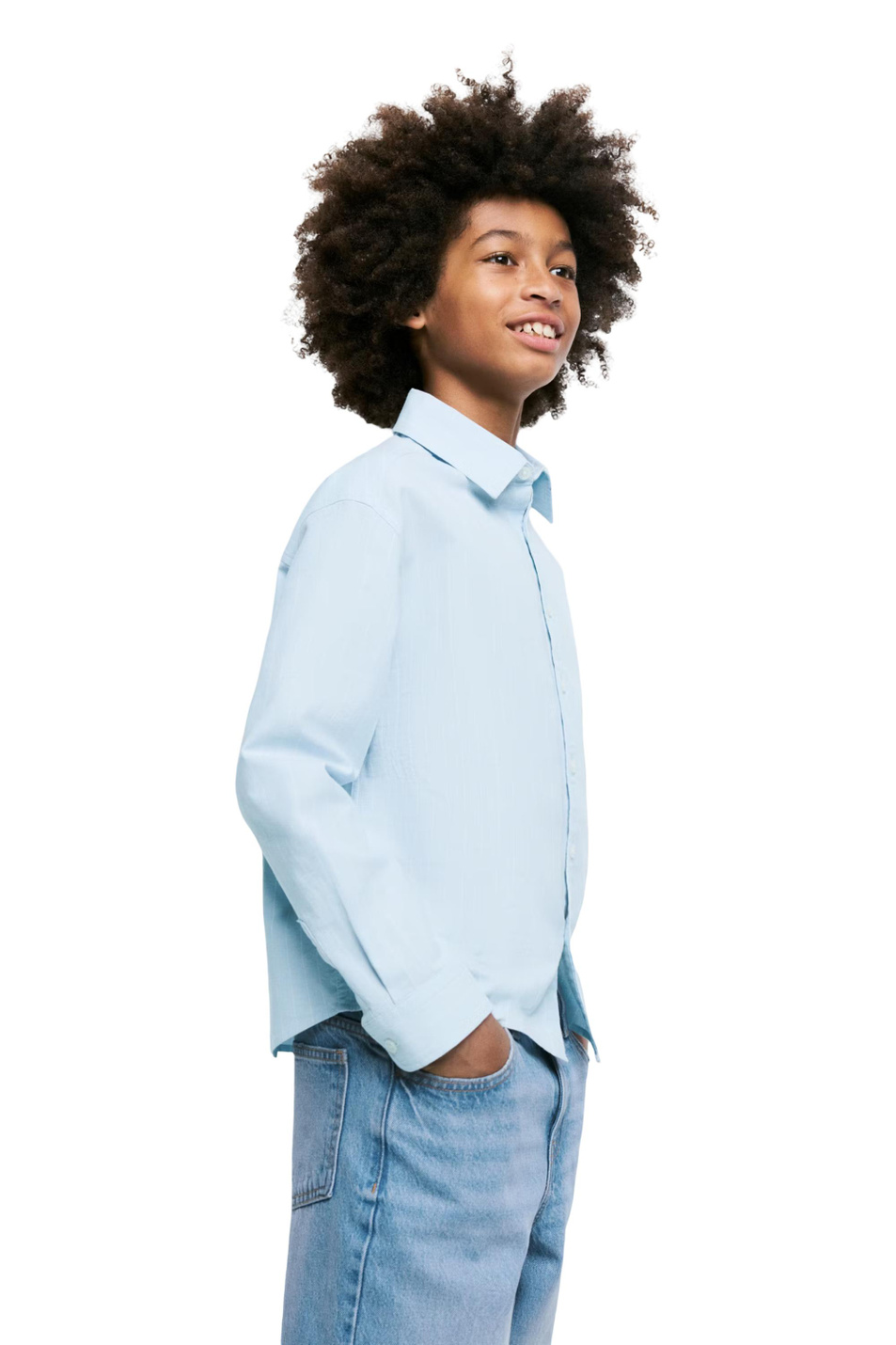 Мальчикам Mango Kids Рубашка MIKE из хлопка (цвет ), артикул 37082902 | Фото 4