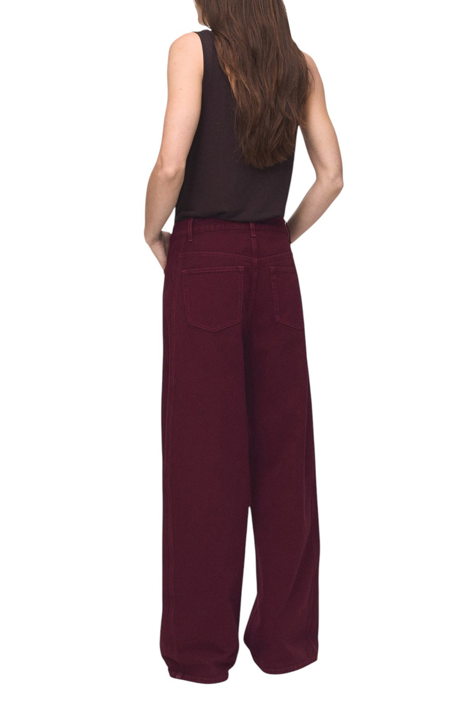 Женский Mango Джинсы CAMILLA из хлопка (цвет ), артикул 17014792 | Фото 4