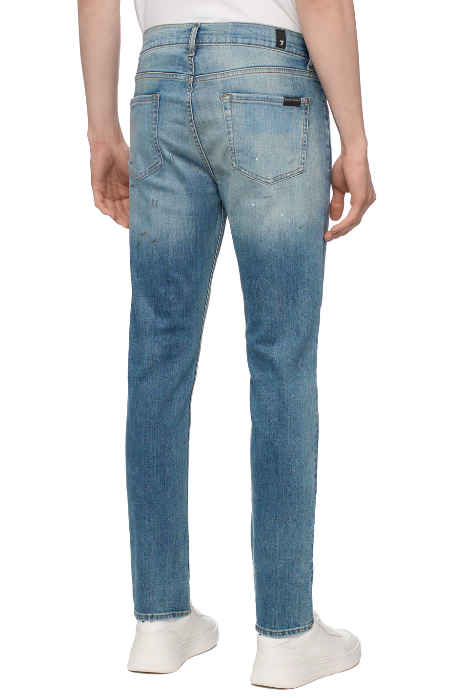 Мужской 7 for all Mankind Джинсы из эластичного хлопка (цвет ), артикул JSMXC120CO | Фото 5