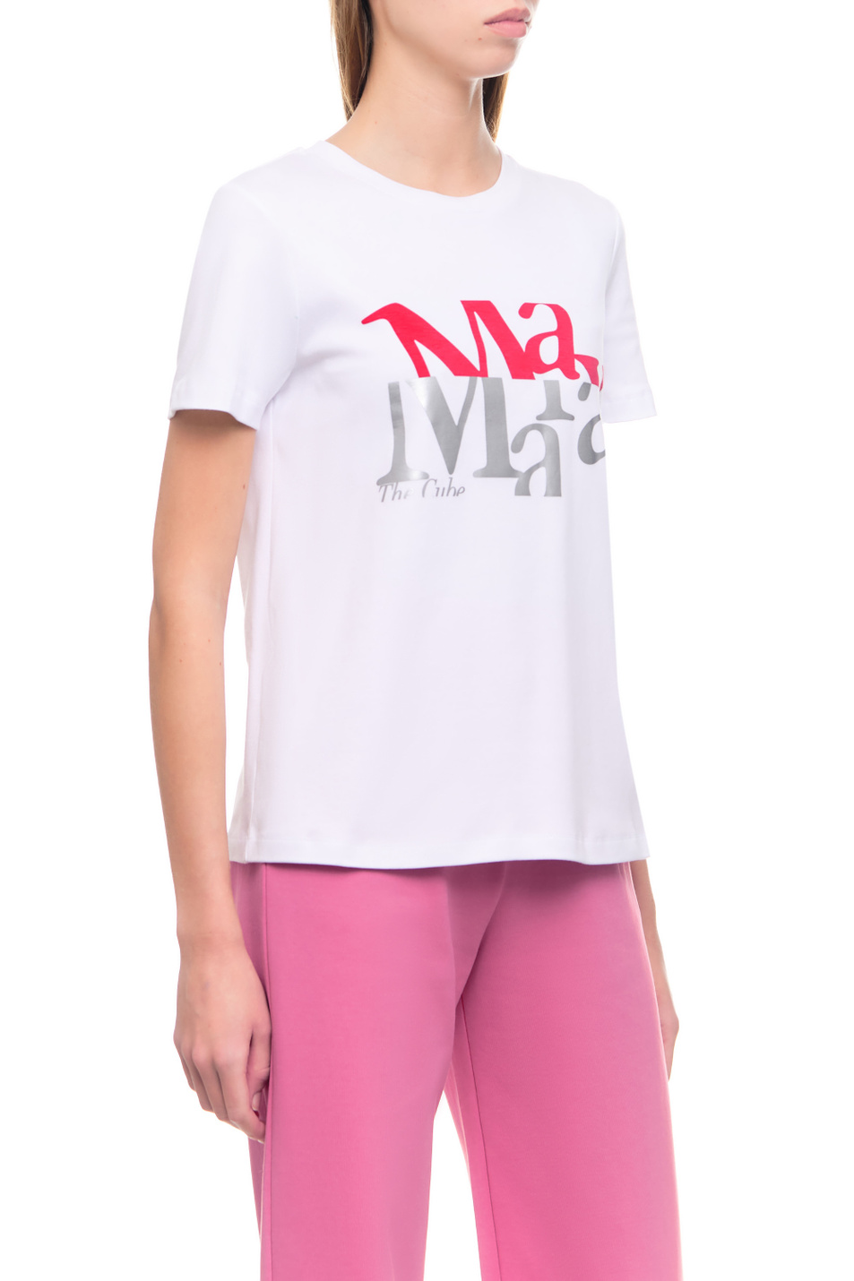 Женский Max Mara Футболка GILBERT из натурального хлопка (цвет ), артикул 2399710331 | Фото 5