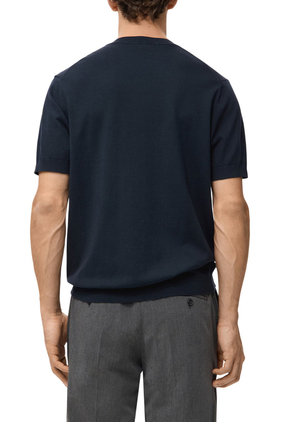 Мужской Mango Man Джемпер ARRAONA однотонный (цвет ), артикул 27061281 | Фото 4