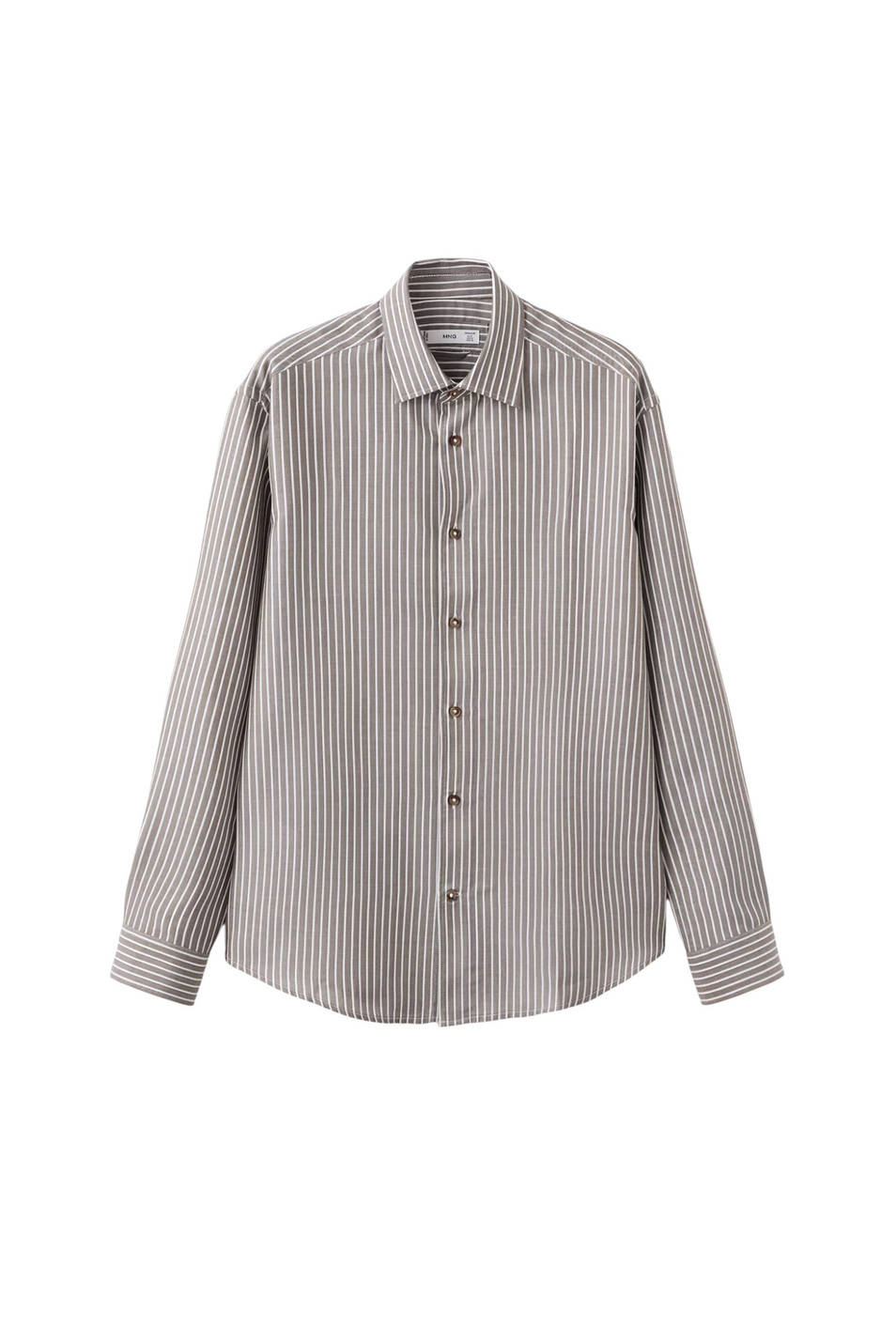 Мужской Mango Man Рубашка DARIO в полоску (цвет ), артикул 27044425 | Фото 1