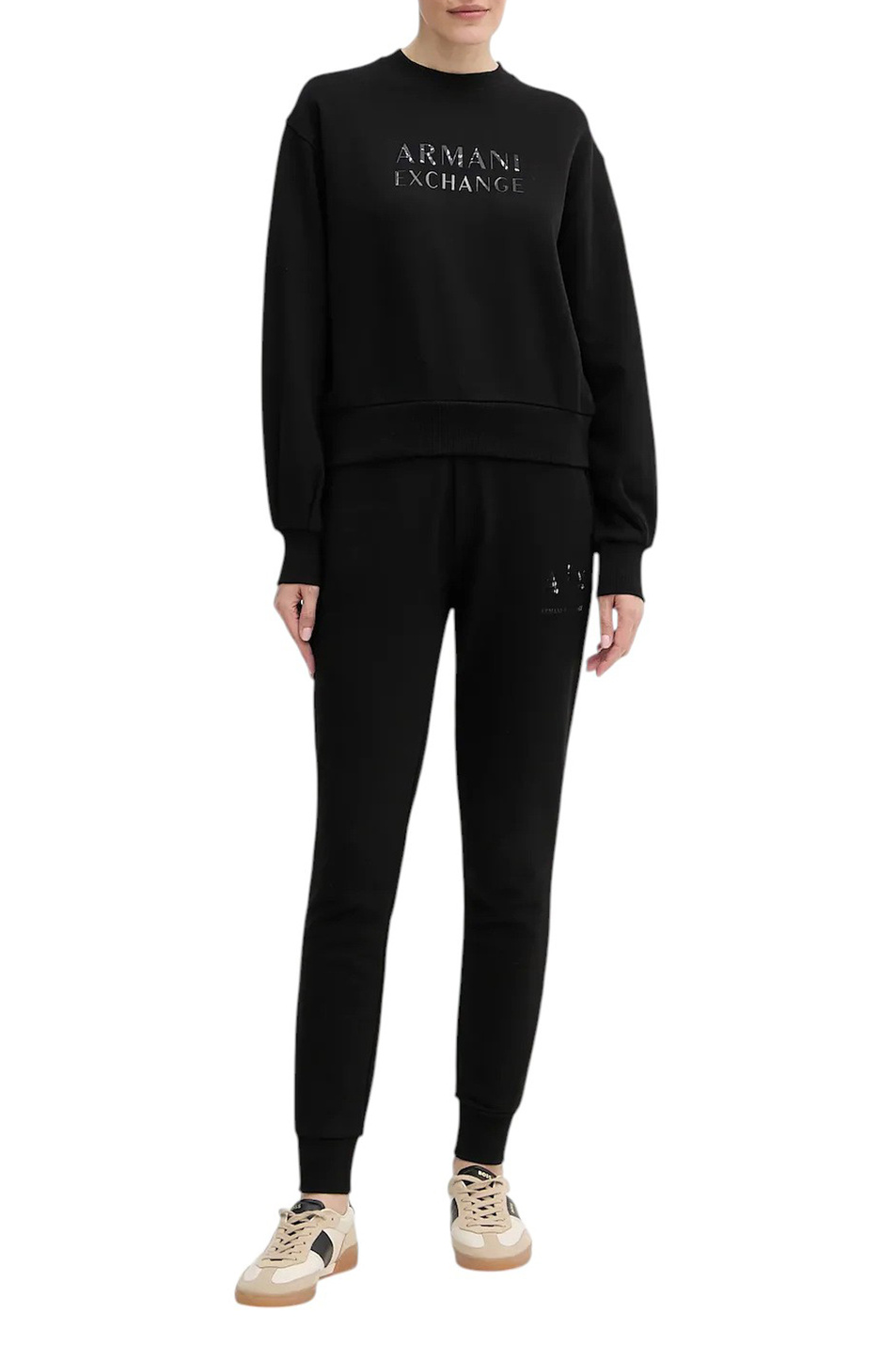 Женский Armani Exchange Брюки-джоггеры из хлопка (цвет ), артикул XW000986-AF16114 | Фото 2