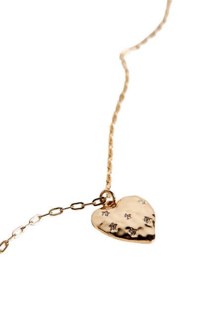 Ожерелье EDITA с подвеской в виде сердца|Основной цвет:Золотой|Артикул:37004073 | Фото 2