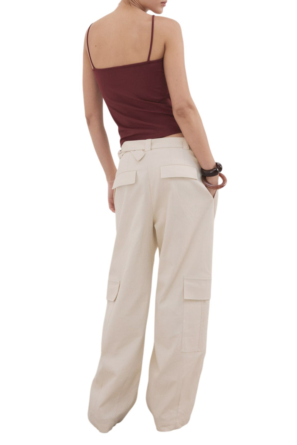 Женский Mango Топ BACARI приталенного кроя (цвет ), артикул 27087140 | Фото 4