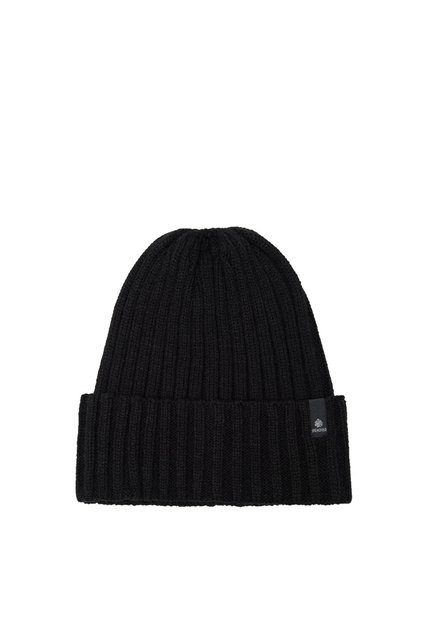 Вязаная шапка из акрила|Основной цвет:Черный|Артикул:0124432 | Фото 1