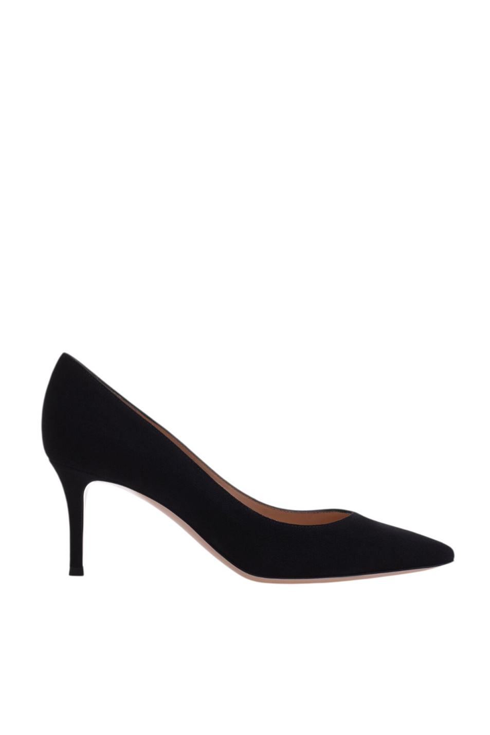 Женский Gianvito Rossi Туфли GIANVITO 70 из натуральной замши (цвет ), артикул G26770.70RIC.CAMNERO | Фото 1