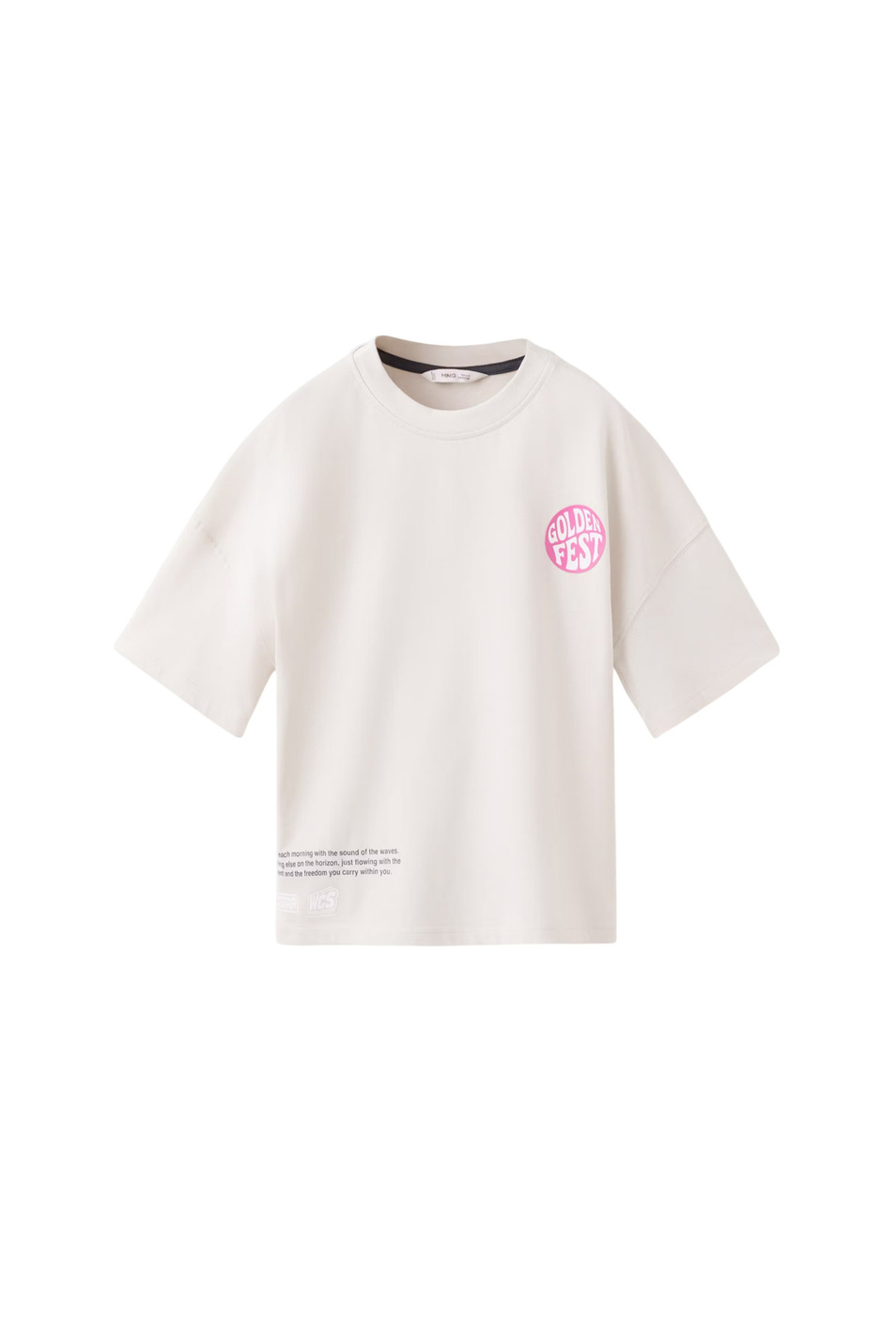 Мальчикам Mango Kids Футболка GOLDEN из хлопка (цвет ), артикул 37011414 | Фото 1