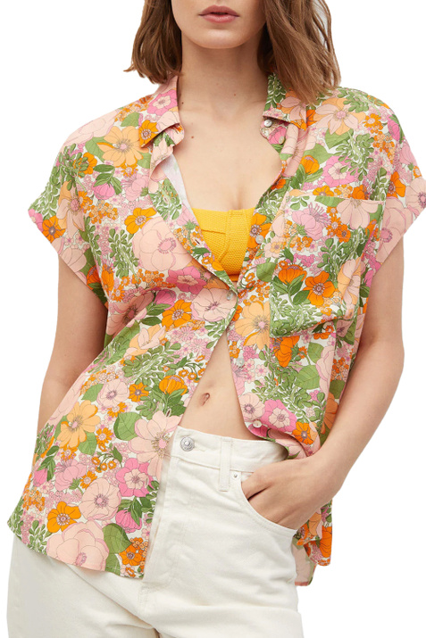 Mango Рубашка LIM из лиоцелла с коротким рукавом ( цвет), артикул 87919403 | Фото 3