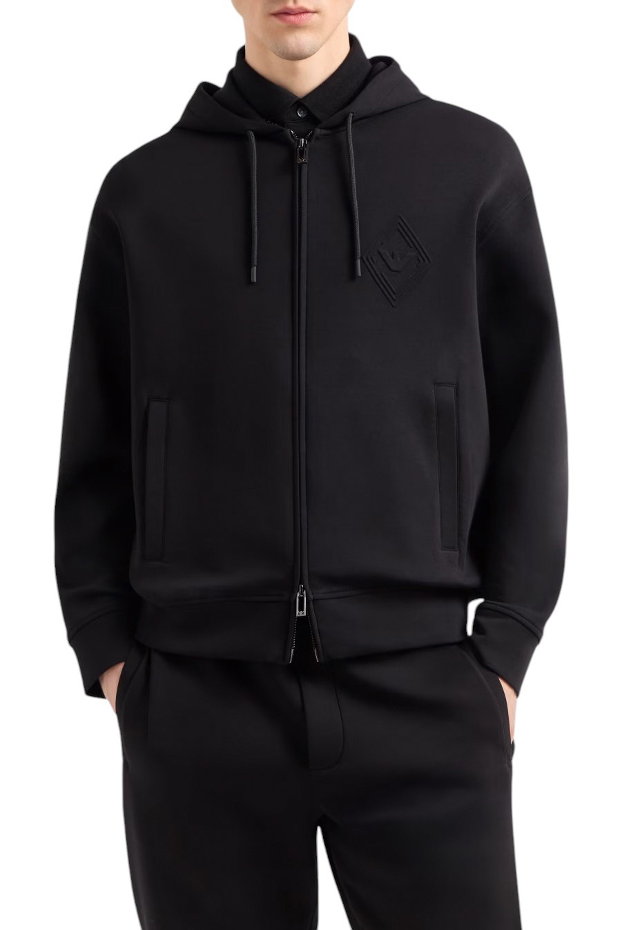 Мужской Emporio Armani Толстовка из смесового хлопка (цвет ), артикул EM001122-AF10013 | Фото 3