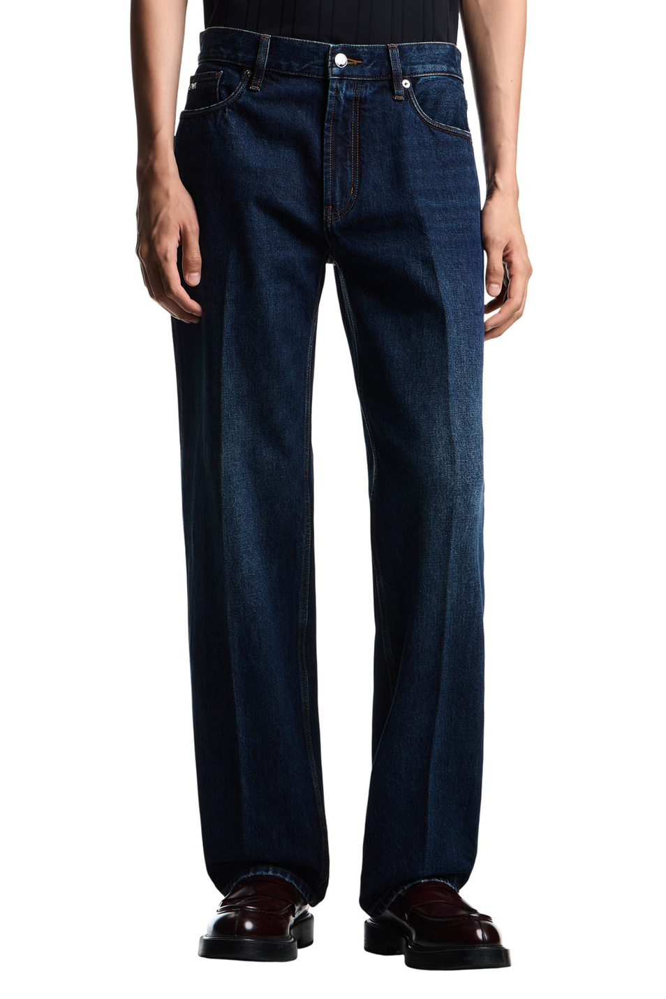 Мужской Emporio Armani Джинсы из хлопка (цвет ), артикул EM000763-AF24873 | Фото 3