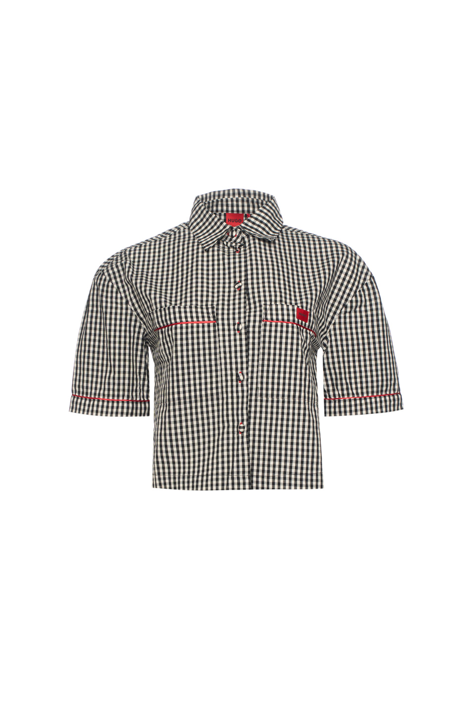 Женский HUGO Рубашка VICHY пижамная с логотипом (цвет ), артикул 50561670 | Фото 1