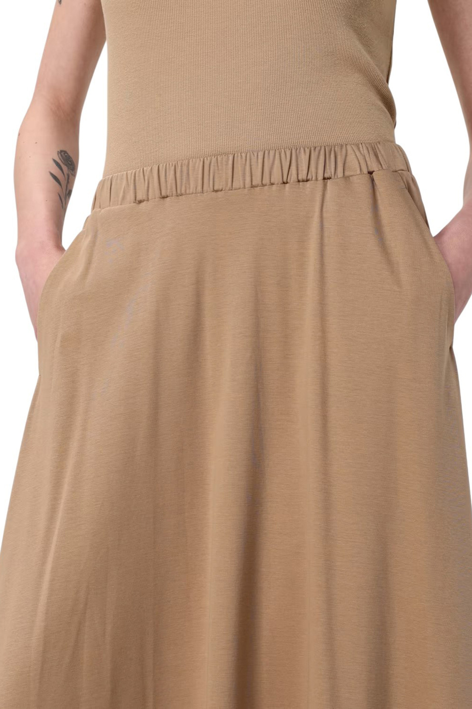 Женский Max Mara Юбка RIBES из смесового хлопка (цвет ), артикул 2616771018 | Фото 6