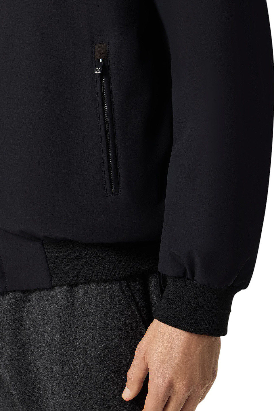 Куртка однотонная|Основной цвет:Черный Мужской Corneliani Куртка однотонная (цвет ), артикул 26L5Z5-2620152 | Фото 6