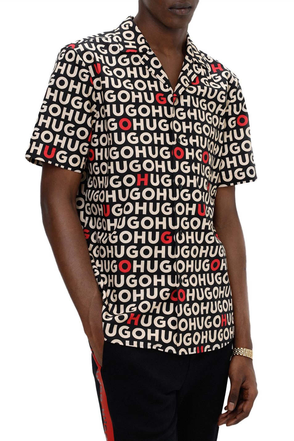 HUGO Рубашка свободного кроя с принтом (цвет ), артикул 50468084 | Фото 3