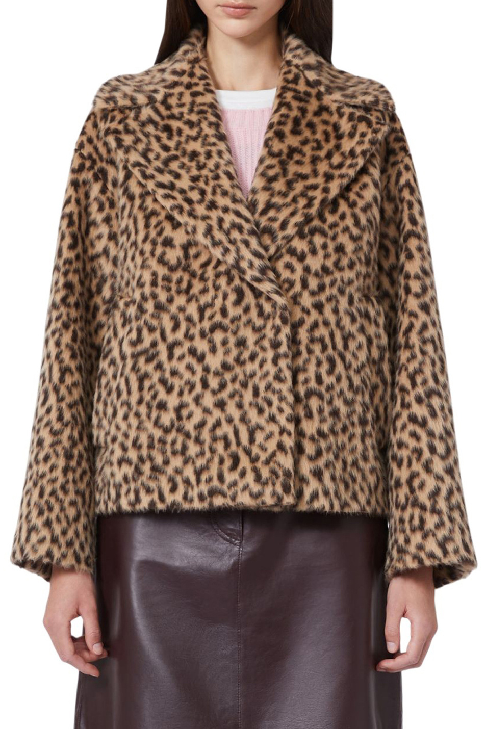 Женский Weekend Max Mara Полушубок DISEGNO с принтом (цвет ), артикул 2615081071 | Фото 3